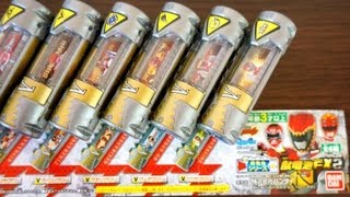 ガシャポン獣電池EX2 レビュー 獣電戦隊キョウリュウジャー  CapsuleToy BeastBattery EX2 Review [upl. by Yannodrahc415]