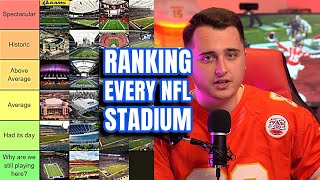 RANKING ALL 30 NFL STADIUMS Tier List Edition [upl. by Bonney419]