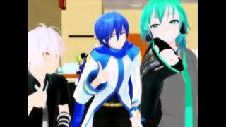 MMD Everybody rock your body  Mikuo Kaito amp Furuko Yoru [upl. by Aicilra]