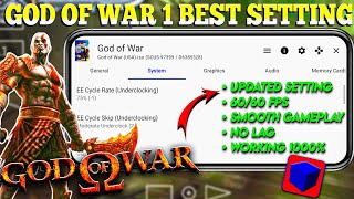 2024🔥God Of War 1 Best Settings For Aethersx2 Emulator  60 FPS No Lag Settings For gow aethersx2 [upl. by Adella]