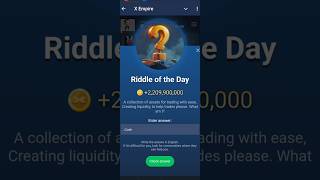 2526 September Riddle of the Day X Empire  Riddle Of The Day XEmpire [upl. by Enixam]