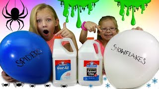 1 GALLON OF ELMERS GLUE ALL VS 1 GALLON OF ELMERS SCHOOL GLUE  DIY Giant Slime [upl. by Cynthia]