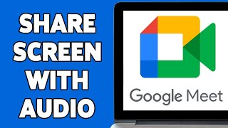 How To Share Google Meet On Laptop With Audio And Video 2024  Screen Sharing On Google Meet Guide [upl. by Camfort]