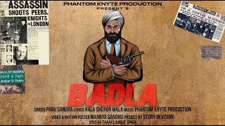 udham singh song  BADLA  UDHAM SINGH  Parv Sangha New Latest Punjabi Songs 2023 [upl. by Evanne702]