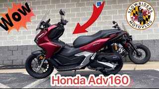 New 2024 Honda Adv160Close Look And Walk AroundHonda ScooterADV160Review [upl. by Joby]