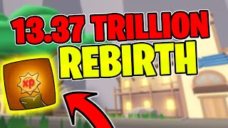 LEVEL 1337 TRILLION REBIRTH NOOB TO PRO Giant Simulator [upl. by Nordgren]