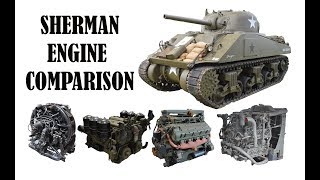 Sherman engine comparison [upl. by Nilat]