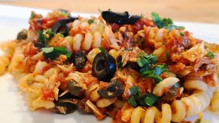 Pasta con Atún un Éxtasis para los Sentidos  ✅ Espirales con Atún [upl. by Eldwun897]