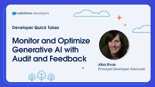 Monitor and Optimize Generative AI with Audit and Feedback  Developer Quick Takes [upl. by Akenehs]