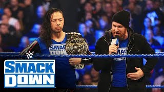 Undisputed ERA crash Shinsuke Nakamura’s unveil of newlook title SmackDown Nov 22 2019 [upl. by Oinafipe201]