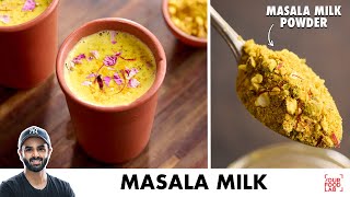 Masala Milk Recipe  Homemade Masala Doodh Powder  मसाला दूध पाउडर और मसाला दूध  Chef Sanjyot Keer [upl. by Kcirredal]