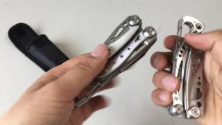 Leatherman Skeletool VS Imitation Skeletool Review [upl. by Yeslrahc]