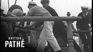 Famous Cutty Sark Arrives At Gravesend 1938 [upl. by Asnerek647]