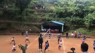 Balau vs Kaule volleyball match in Tama pelkachur [upl. by Gannes570]