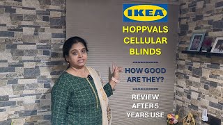 How good are IKEA Hoppvals Cellular Blinds  Review after 5 years [upl. by Nalro247]