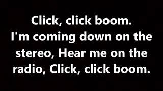 saliva  click click boom lyrics [upl. by Naired509]