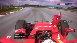 Grazie Ragazzi Special Sebastian Vettel Ferrari P1 radio compilation [upl. by Rufina]