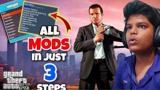 HOW TO MOD GTA 5 PC IN JUST 3 STEPS 2024  GTA 5 Mods [upl. by Marl729]