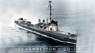 USS Lamberton  DD119 Destroyer [upl. by Ecidna576]