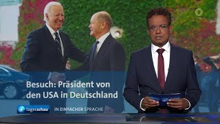 tagesschau in Einfacher Sprache 1900 Uhr 18102024 [upl. by Hallagan]