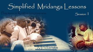 Simplified Mridangam Lessons Lesson  1 in Hindi by Bal Govind Das [upl. by Arutnev]