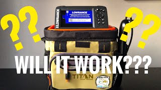 Lowrance Hook2 Ice Kit  45 BUDGET DIY  UnBoxing [upl. by Adirem]