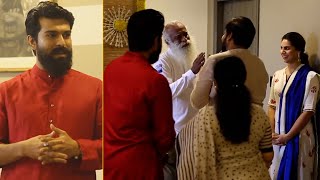 Megafamily Hole Heartedly Conversation With Aadiyogi Founder Sadhguru  Ram Charan Chiranjeevi [upl. by Ahrens]