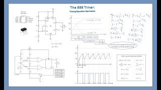 Topic 50 The 555 Timer Derivation of Timing Equations [upl. by Taam]