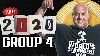 FULL 2020 Worlds Strongest Man  GROUP 4 [upl. by Beora]