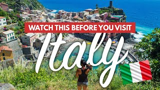 ITALY TRAVEL TIPS FOR FIRST TIMERS  50 MustKnows Before Visiting Italy  What NOT to Do [upl. by Inalej]