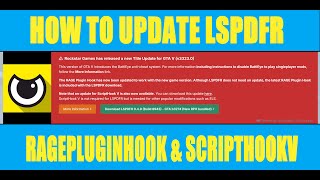 How To Update LSPDFR  RPH  ScrithookV  Disable Battleye  lspdfr [upl. by Matlick]