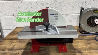 Ex School Axminster Workshop AW300DS 300MM Disc Sander  240v blackdogmachinery3719 [upl. by Nihhi]