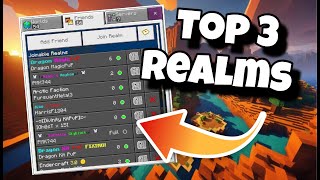 BEST 3 FREE MINECRAFT REALMS 120 2024 CONSOLE PC MCPE CODE IN VIDEO [upl. by Mehalek73]