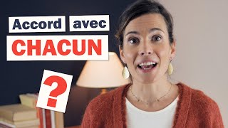 « CHACUN »  Comment accorder dans la phrase [upl. by Mercie623]