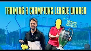 TRAINING A CHAMPIONS LEAGUE WINNER IN PADEL [upl. by Meraree]