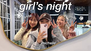 GIRLS NIGHT VLOG 🥂✨  hair amp spa day karaoke swedish candy review [upl. by Netniuq]