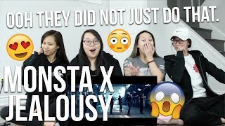 MV REACTION  MV 몬스타엑스MONSTA X  JEALOUSY [upl. by Bow]