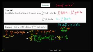 Application des propriétés de linéarité pour les intégrales [upl. by Cami]