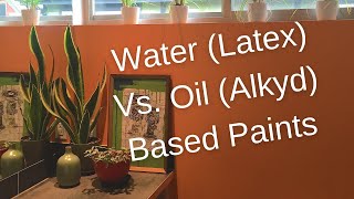 Water Latex Vs Oil Alkyd Based Paints HD 1080p [upl. by Sverre]