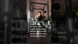 Smith machine workout [upl. by Neyut]