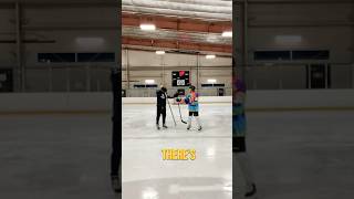 Pro hockey player vs noob but there’s a catch… 🏒 hockey icehockey kazxi [upl. by Tina]