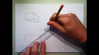 One Point Perspective Sketching Lesson One  Cubes amp Cuboids [upl. by Enelyam]