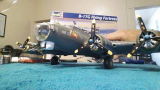 Boeing B 17 Chow Hound Plastic Model [upl. by Trelu926]