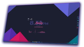 Amazing desktop customization 2024 Easy and quick [upl. by Philly]