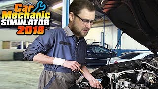 КУПЛИНОВ ОПЯТЬ РАБОТАЕТ В АВТОСЕРВИСЕ ► Car Mechanic Simulator 2018 1 [upl. by Batholomew314]