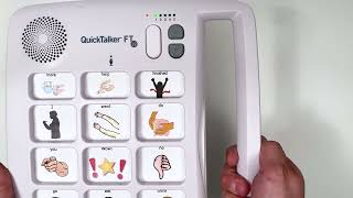 Getting Started With The AbleNet QuickTalker FeatherTouch 7 12 and 23 Speech Devices [upl. by Larrie]