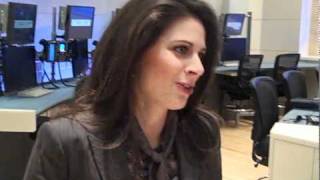 CNBCs Erin Burnett walks us around their NYSE studio  11510 [upl. by Qidas]