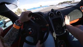 McLaren 600LT VS Mclaren 765LT  On Board Track Circuit Paul Ricard [upl. by Nazler]