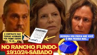 No Rancho Fundo AO VIVO 191024Sábado Capitulo de Hoje Novela da globo ao vivo [upl. by Airotnahs]