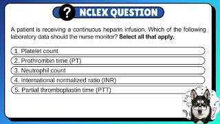 136  NCLEX Question amp Answer  Rationale for Nursing Student amp NCLEX nursing nclex nursingschool [upl. by Sallie]